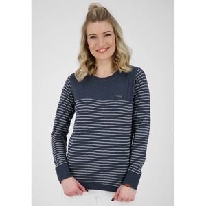 Alife and Kickin LeonieAK Women's Long Sleeve Shirt Marine Blue Size XL